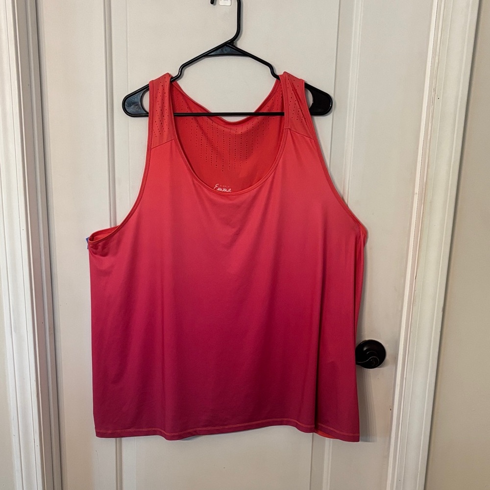Simply Emma Gradient Red Tank Top
